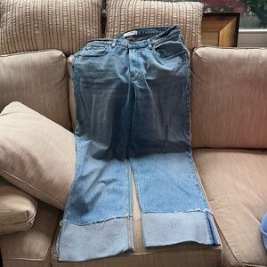 A&F cuffed jeans size W32/14